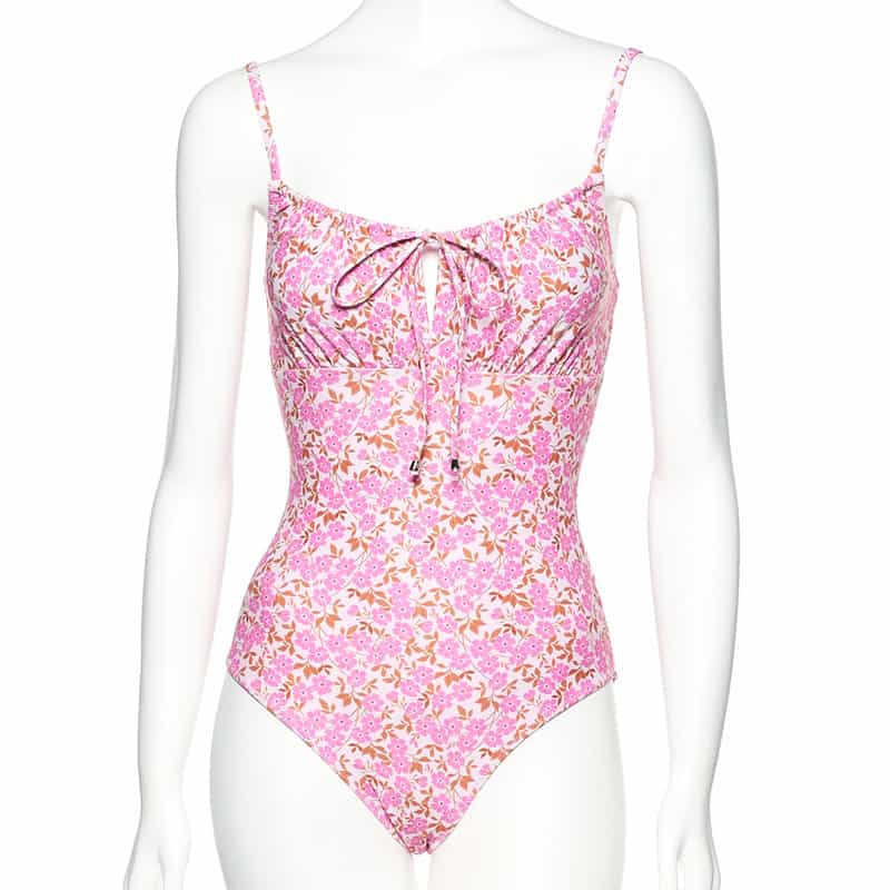 DAZE DAYZ 小花柄プリントスイムウェア MAUVE