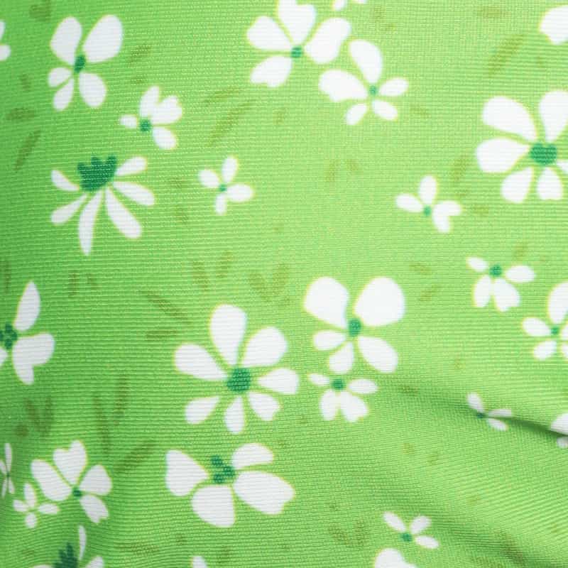 DAZE DAYZ 小花柄プリントビキニトップ LIGHT GREEN