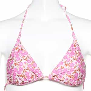 小花柄プリントビキニトップ