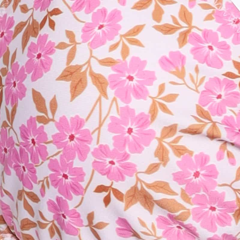 DAZE DAYZ 小花柄プリントビキニトップ PINK