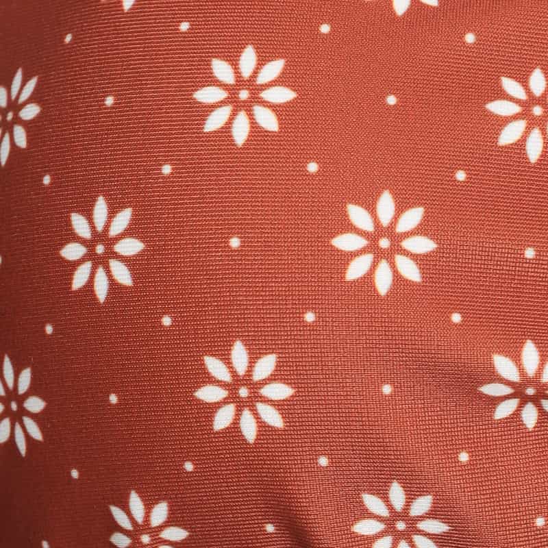 DAZE DAYZ 小花柄プリントビキニトップ BROWN