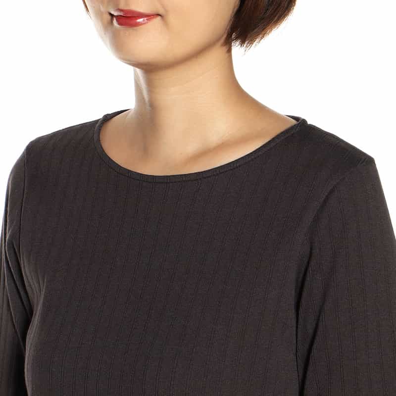 BARNEYS NEW YORK ウォッシャブルコンビネーションドレス GRAY