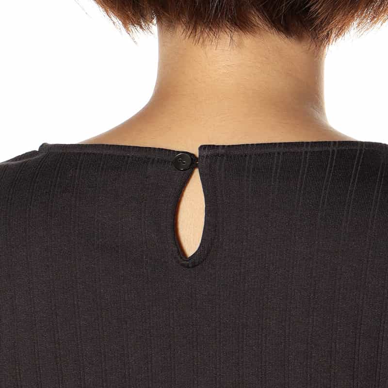 BARNEYS NEW YORK ウォッシャブルコンビネーションドレス GRAY