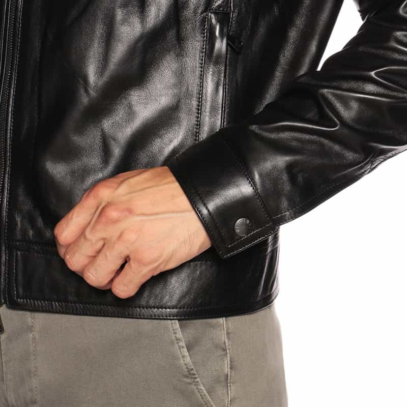 EMMETI EMMETI＜エンメティ＞シングルレザーライダースジャケット “JURI“ BLACK