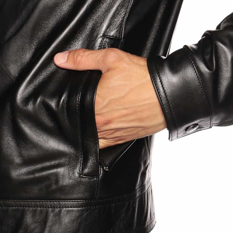 EMMETI EMMETI＜エンメティ＞シングルレザーライダースジャケット “JURI“ BLACK