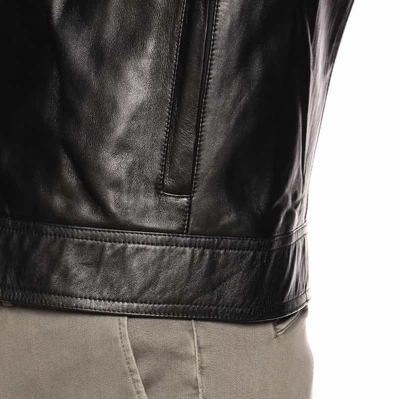 EMMETI EMMETI＜エンメティ＞シングルレザーライダースジャケット “JURI“ BLACK