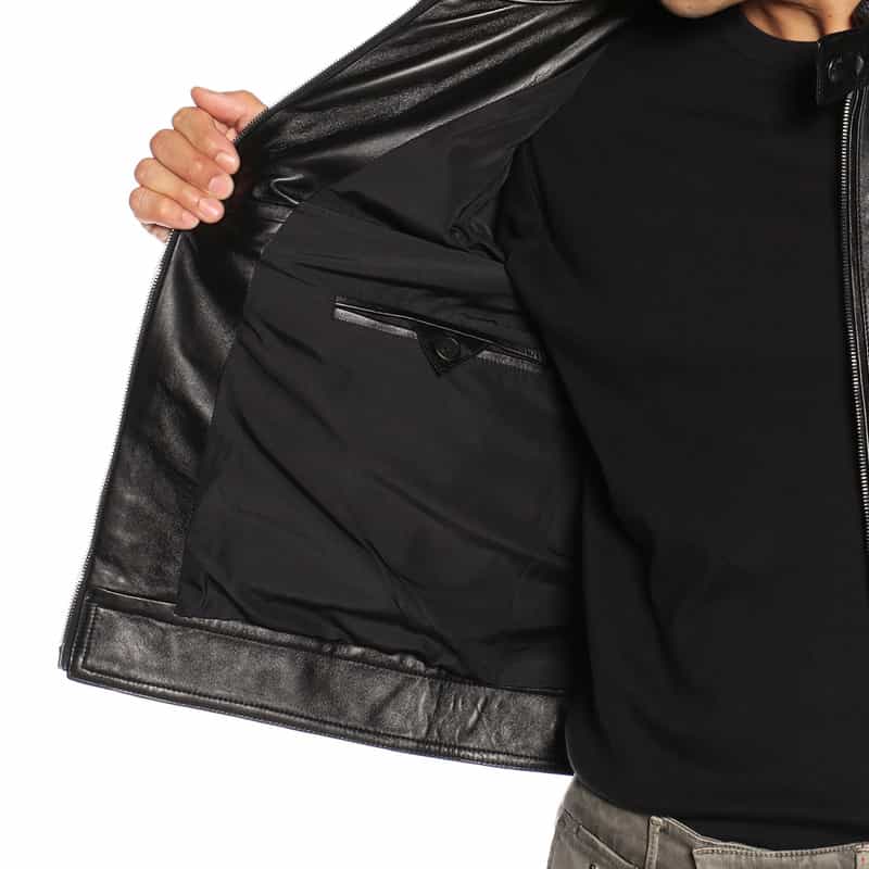 EMMETI EMMETI＜エンメティ＞シングルレザーライダースジャケット “JURI“ BLACK