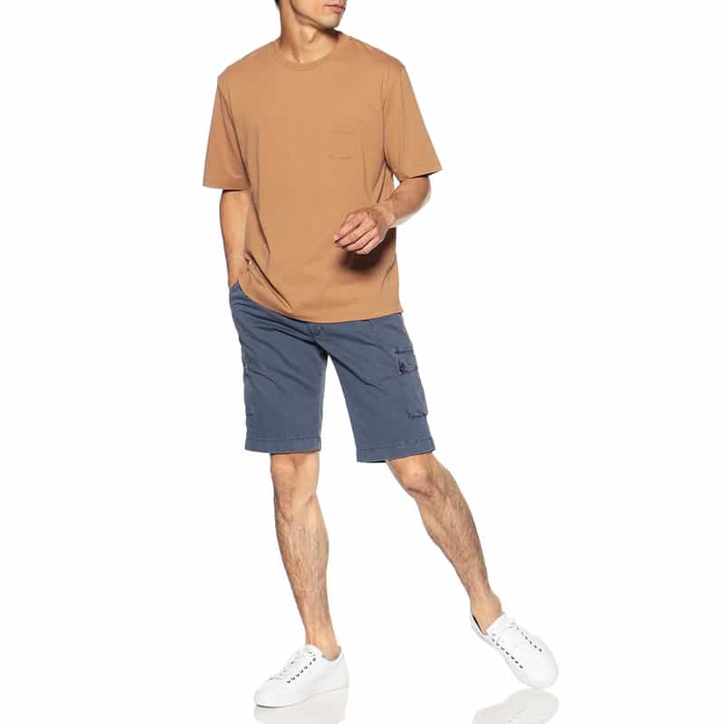 BARNEYS NEW YORK ドライタッチクルーネックカットソー ORANGE