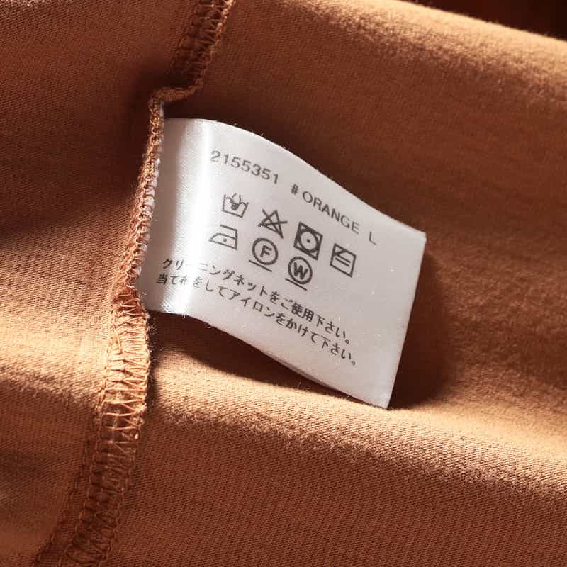 BARNEYS NEW YORK ドライタッチクルーネックカットソー ORANGE