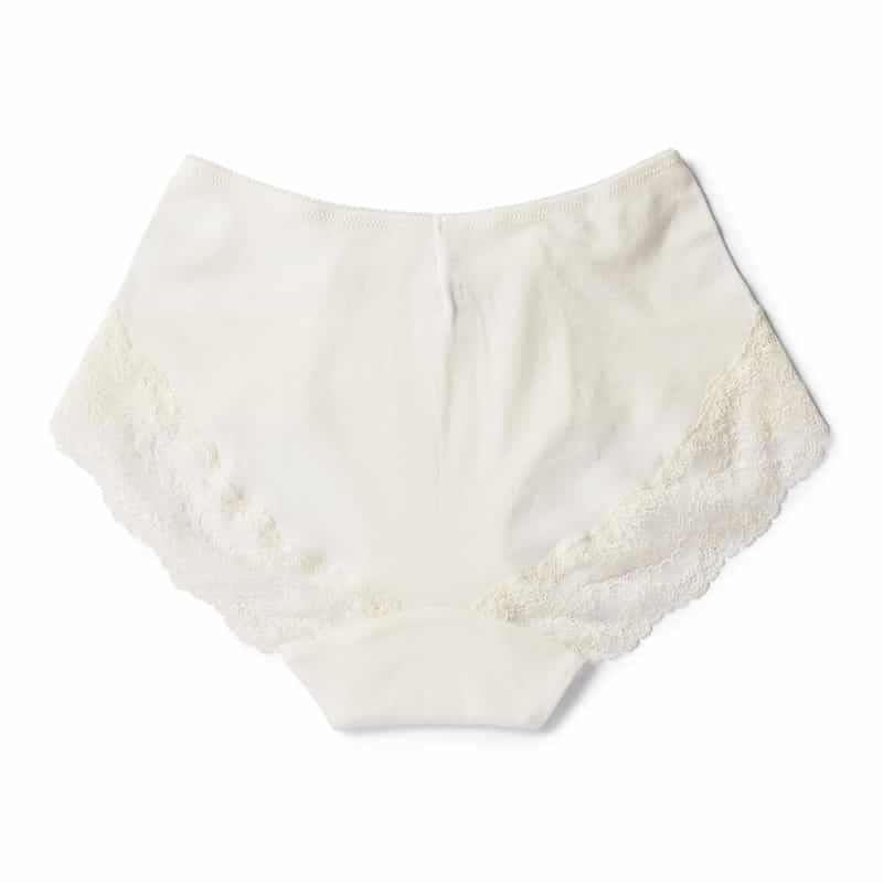 SOUPLE LUZ バックレースショーツ IVORY