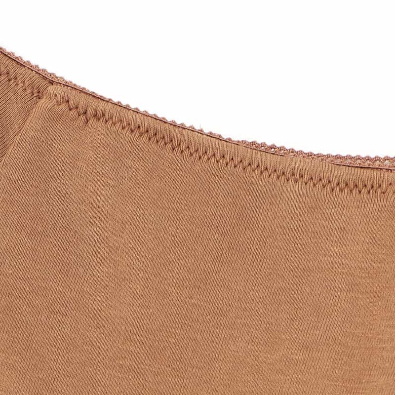 SOUPLE LUZ バックレースショーツ BROWN