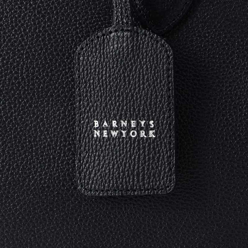 BARNEYS NEW YORK レザーブリーフケース NAVY