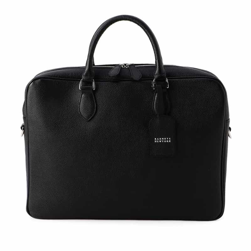 BARNEYS NEW YORK レザーブリーフケース BLACK