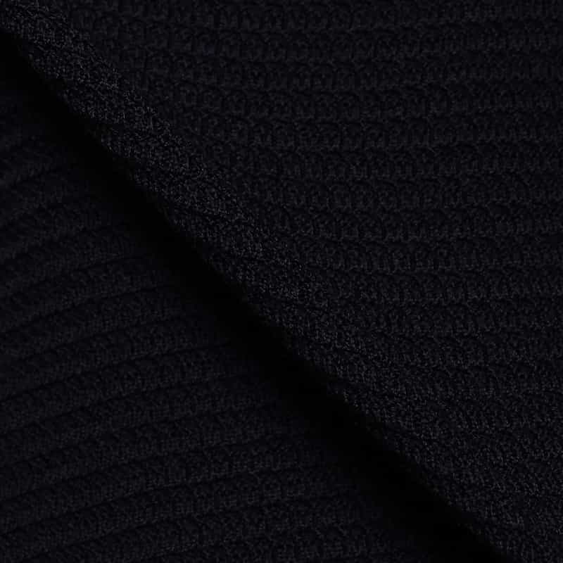 BARNEYS NEW YORK ワッフルクルーネックニットプルオーバー NAVY