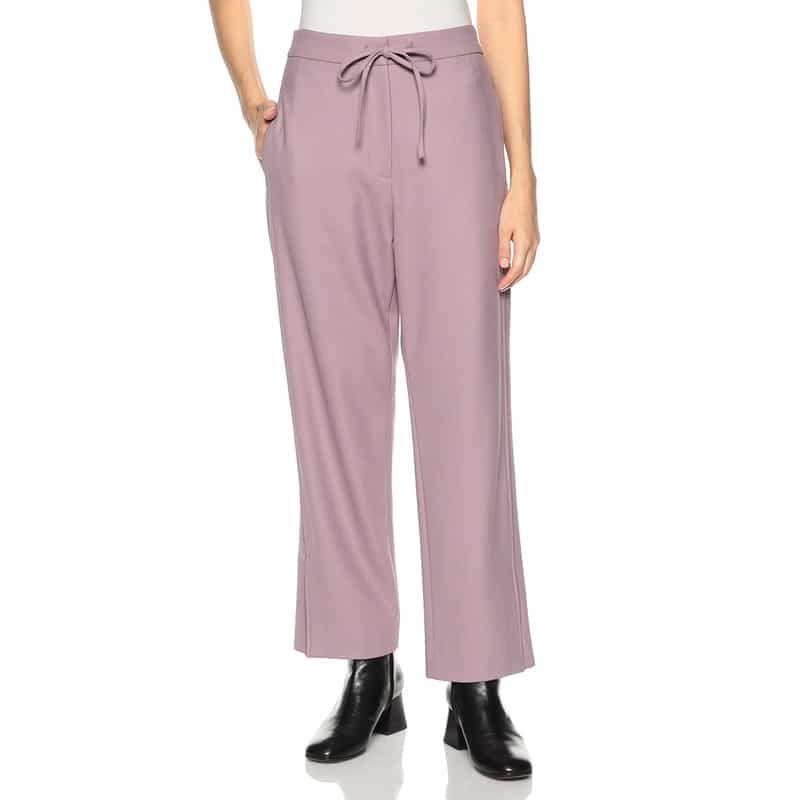 BARNEYS NEW YORK ウォッシャブルドローストリングイージーパンツ LIGHT PURPLE