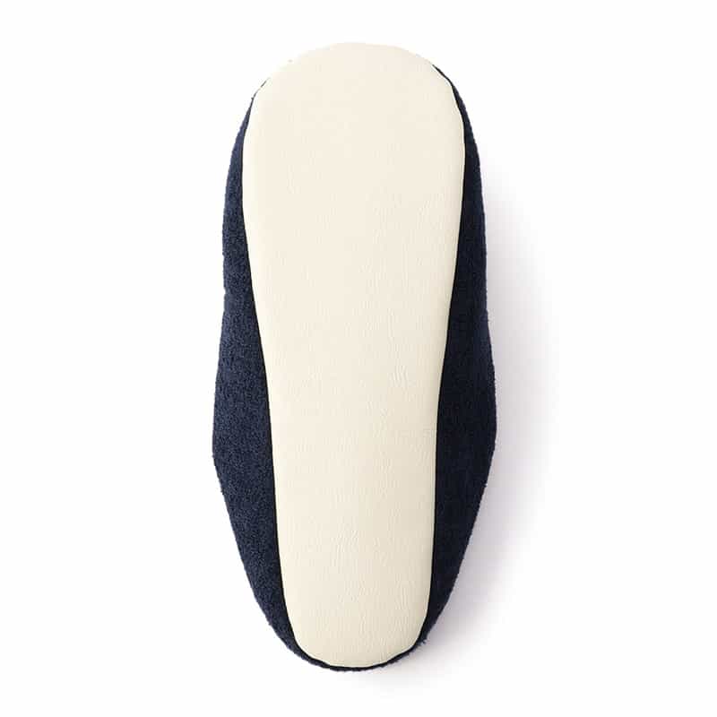 BARNEYS NEW YORK パイル地ルームシューズ NAVY