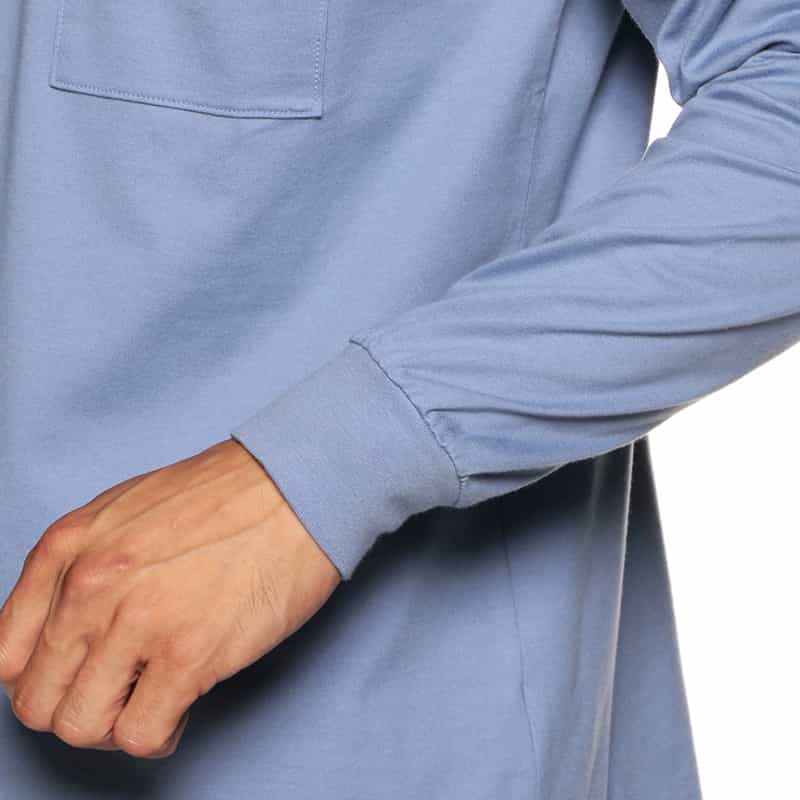 BARNEYS NEW YORK ロングスリーブポケットTシャツ LIGHT BLUE