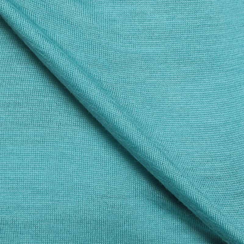 BARNEYS NEW YORK ウォッシャブルウールロングスリーブカットソー BLUE