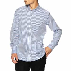 【お買い得】バーニーズニューヨーク　ストライプ　ワイシャツ　2枚　ブルー シャツ｜メンズウェア｜MEN'S（MEN'S）｜公式通販 バーニーズ