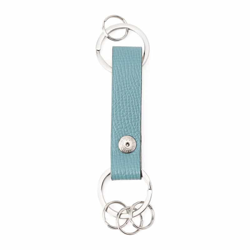 BARNEYS NEW YORK ダブルリングキーホルダー LIGHT BLUE