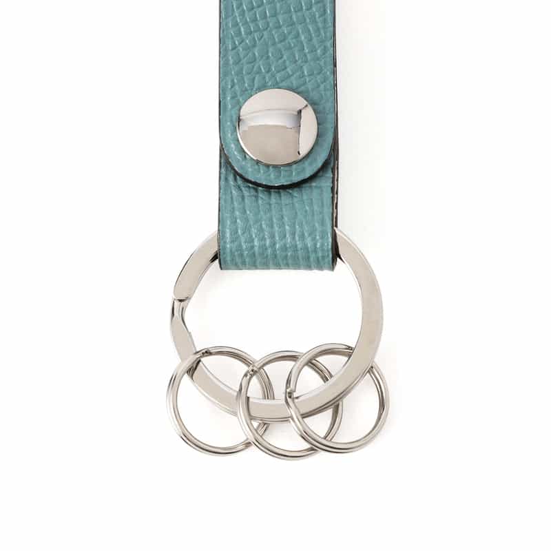 BARNEYS NEW YORK ダブルリングキーホルダー LIGHT BLUE