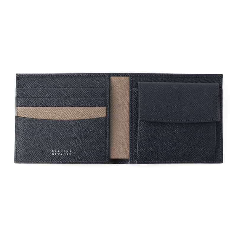 BARNEYS NEW YORK 2つ折りウォレット NAVY