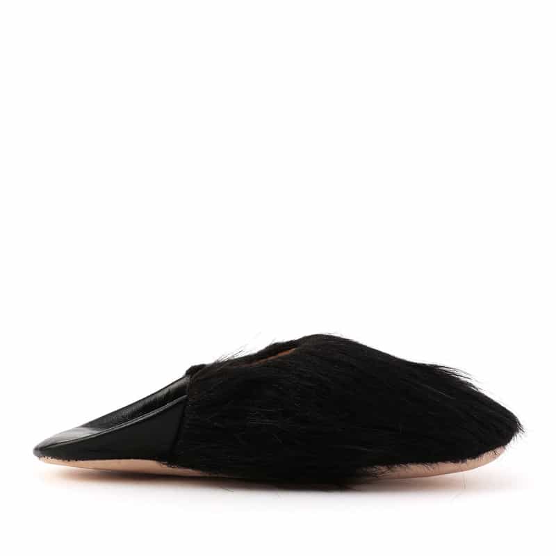 FATIMA MOROCCO バブーシュ BLACK