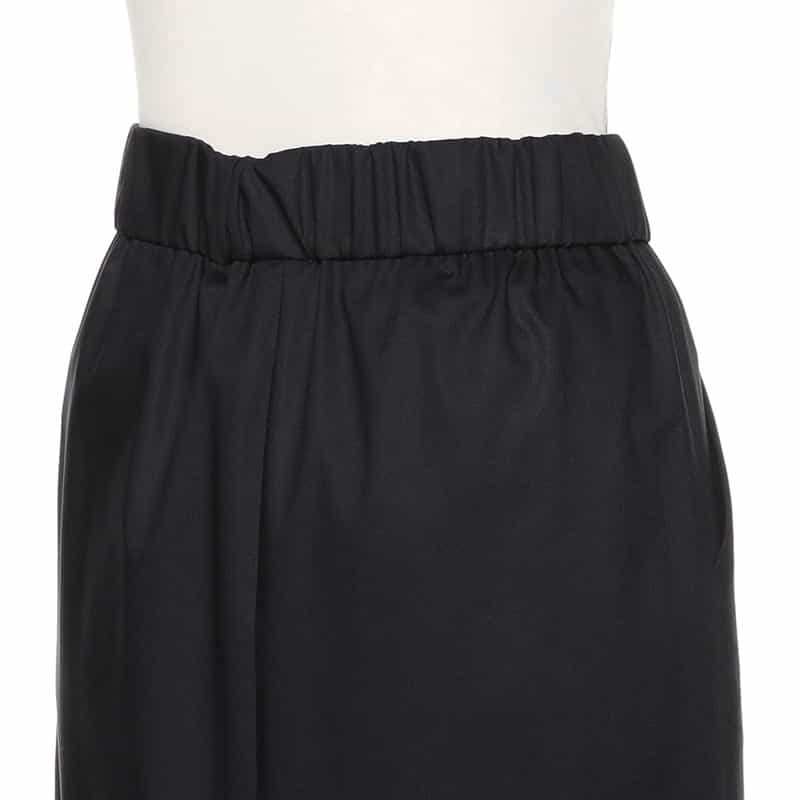 BARNEYS NEW YORK ウォッシャブルセットアップスカート NAVY