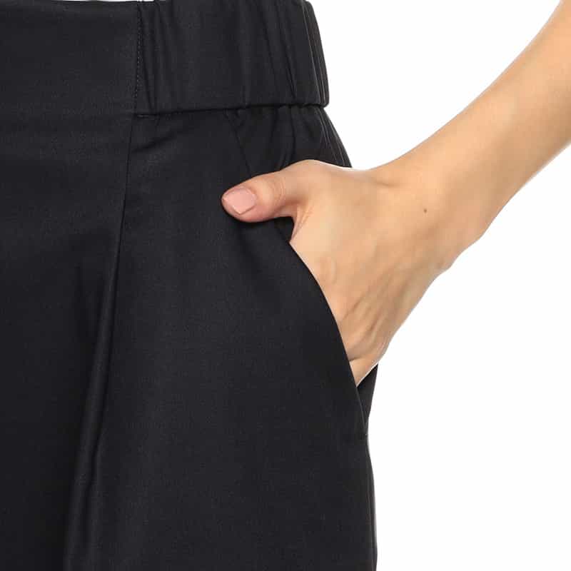 BARNEYS NEW YORK ウォッシャブルセットアップスカート NAVY