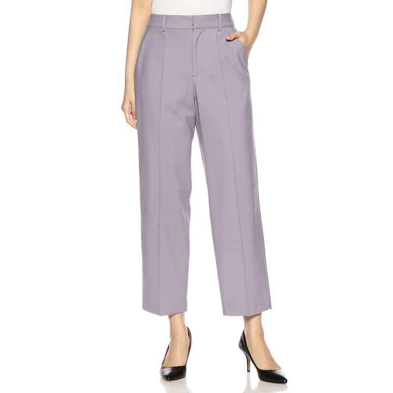 BARNEYS NEW YORK セットアップウォッシャブルクロップドパンツ LIGHT PURPLE