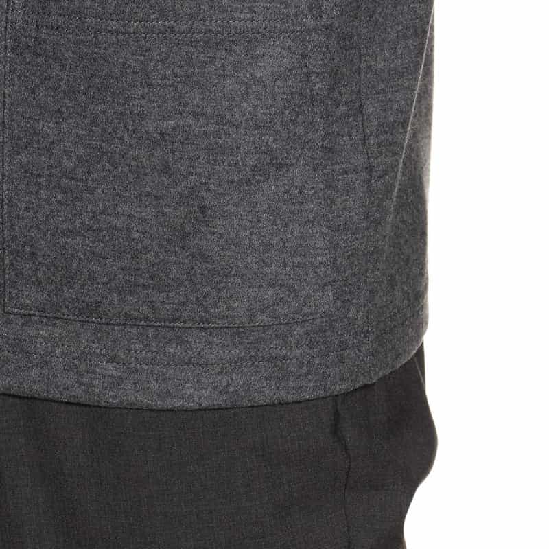 BARNEYS NEW YORK 圧縮ウールカーディガン DARK GRAY