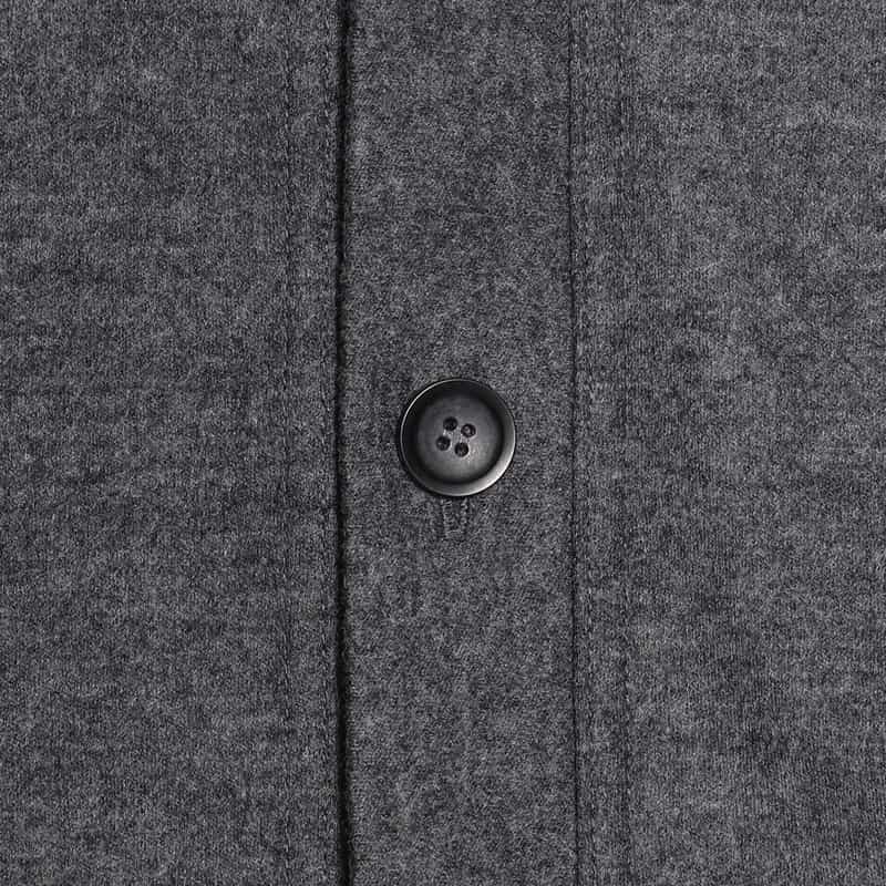 BARNEYS NEW YORK 圧縮ウールカーディガン DARK GRAY