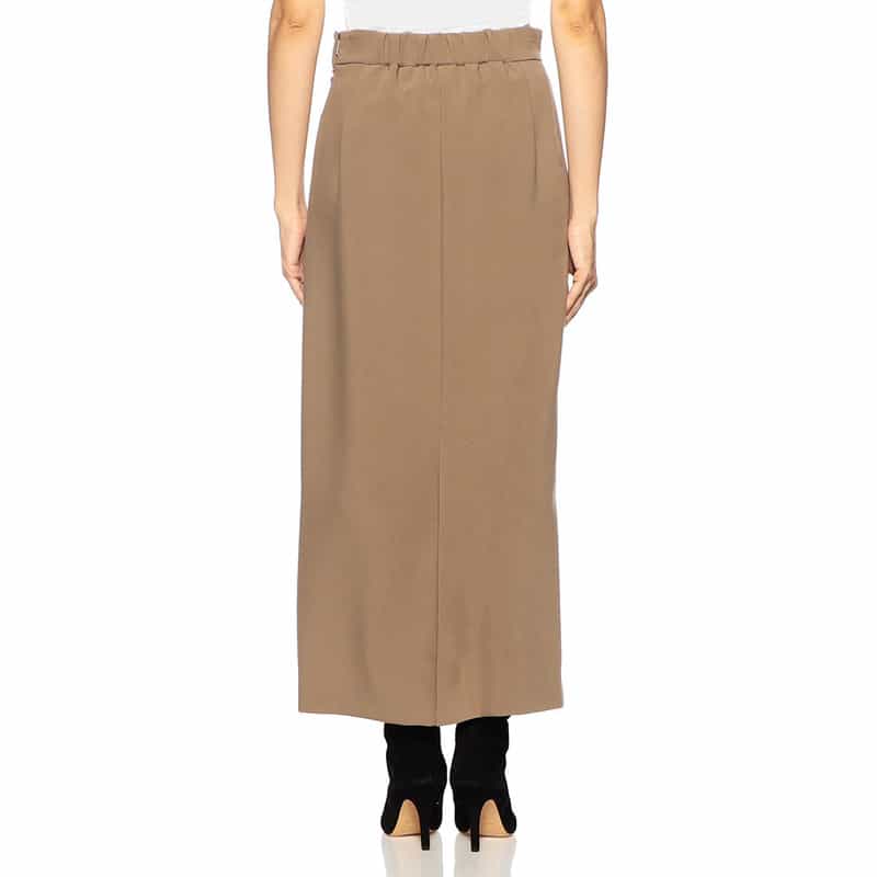 BARNEYS NEW YORK ウォッシャブルロングスカート BEIGE