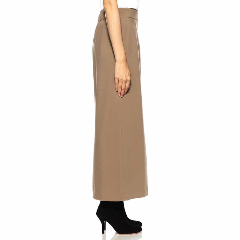 BARNEYS NEW YORK ウォッシャブルロングスカート BEIGE