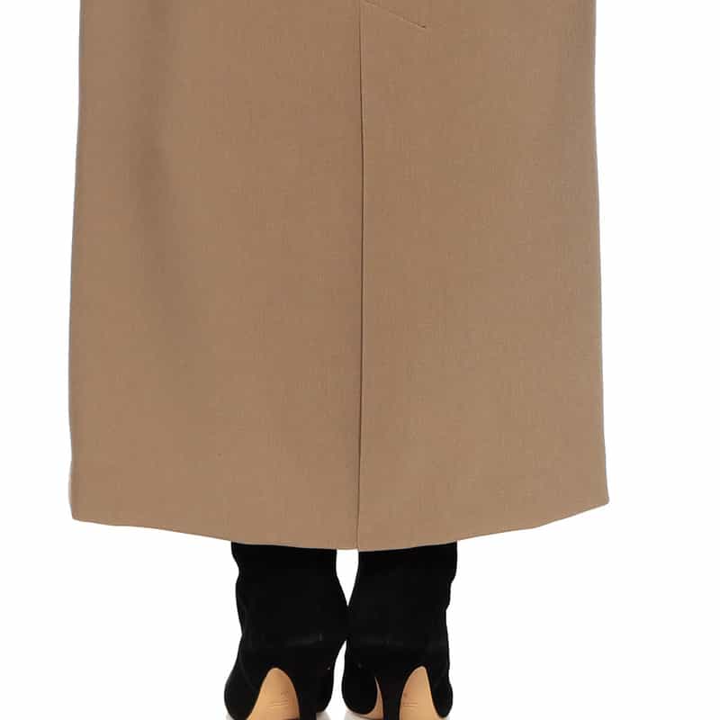 BARNEYS NEW YORK ウォッシャブルロングスカート BEIGE