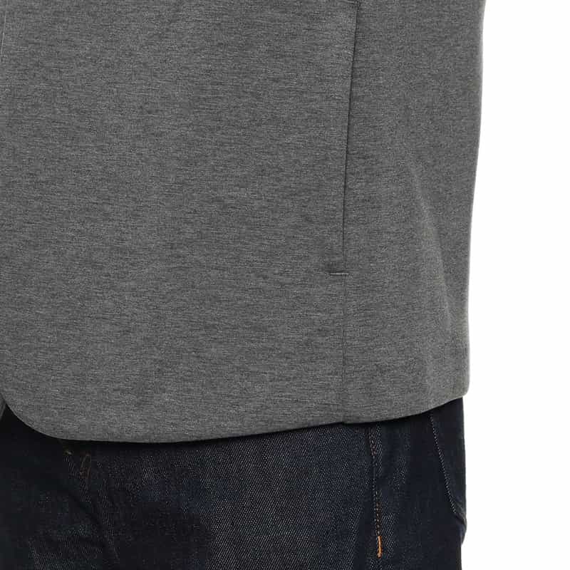 GIM バーニーズ ニューヨーク限定ネオプレーンノーカラージャケット GRAY