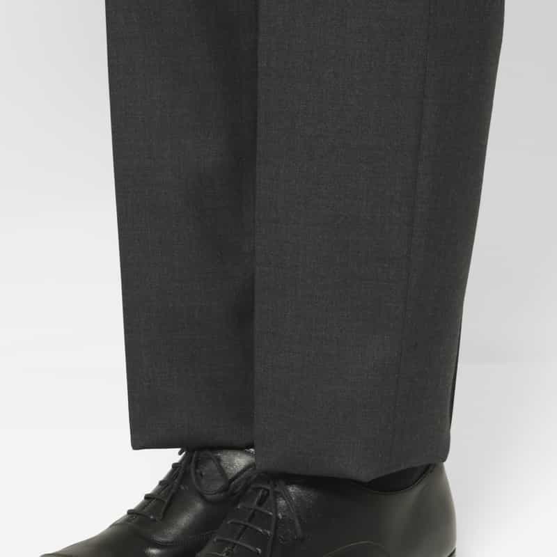 BARNEYS NEW YORK サキソニー素材スーツ DARK GRAY
