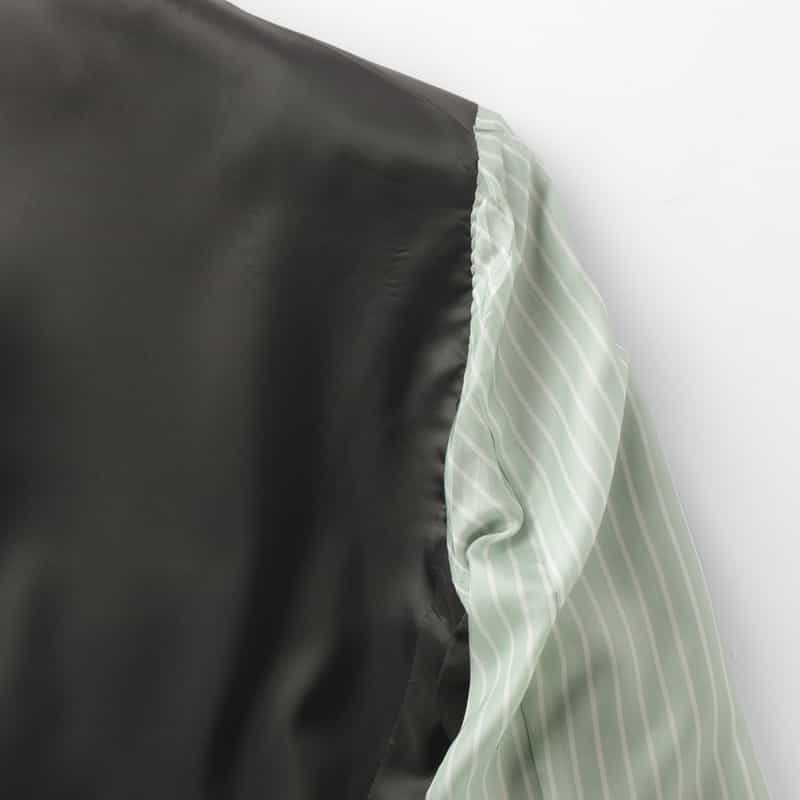 BARNEYS NEW YORK サキソニー素材スーツ DARK GRAY