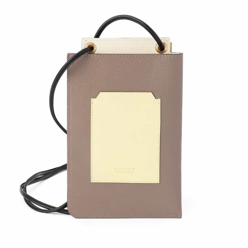 L’ARCOBALENO 限定ショルダーウォレット GRAY BEIGE