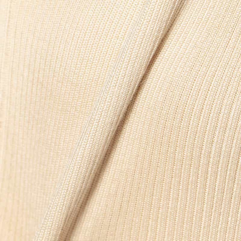 BARNEYS NEW YORK ウォッシャブルシルクVネックリブニットカーディガン IVORY