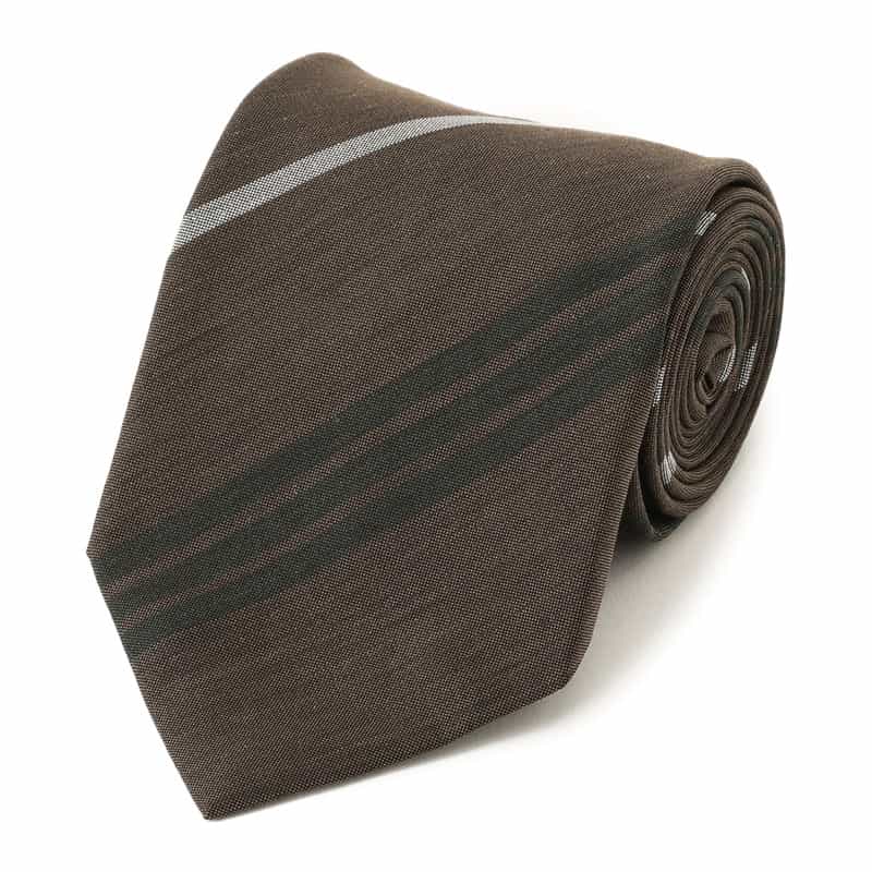 NICKY ストライプ柄タイ BEIGE