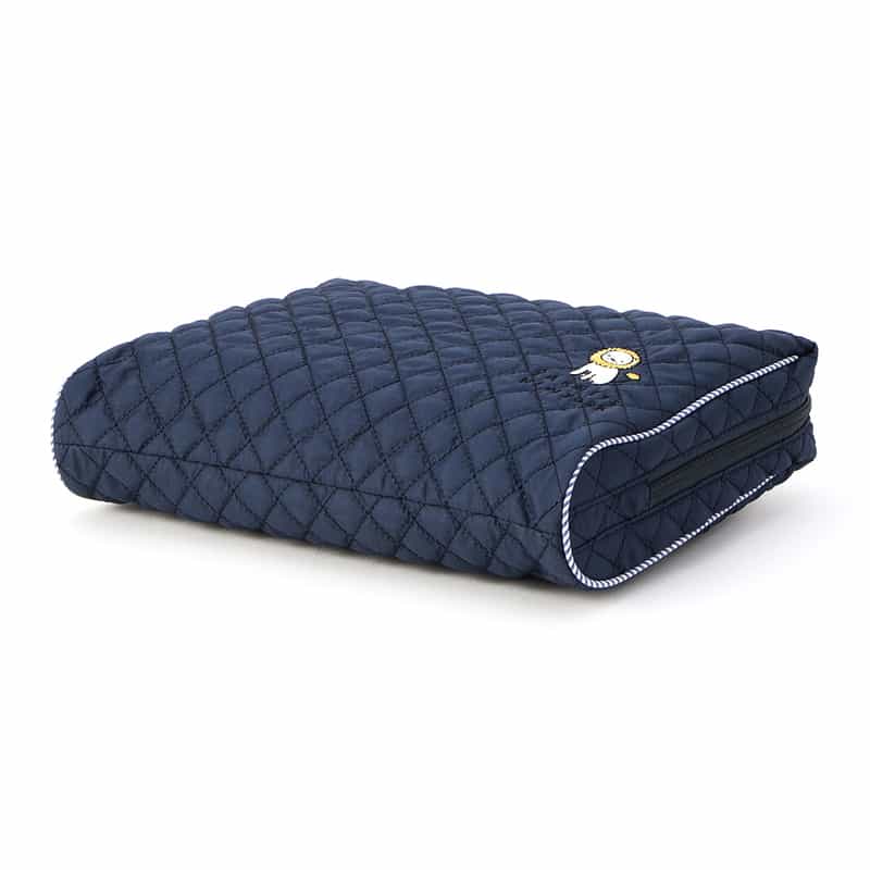 BARNEYS NEW YORK ライオンキルティングポーチ NAVY
