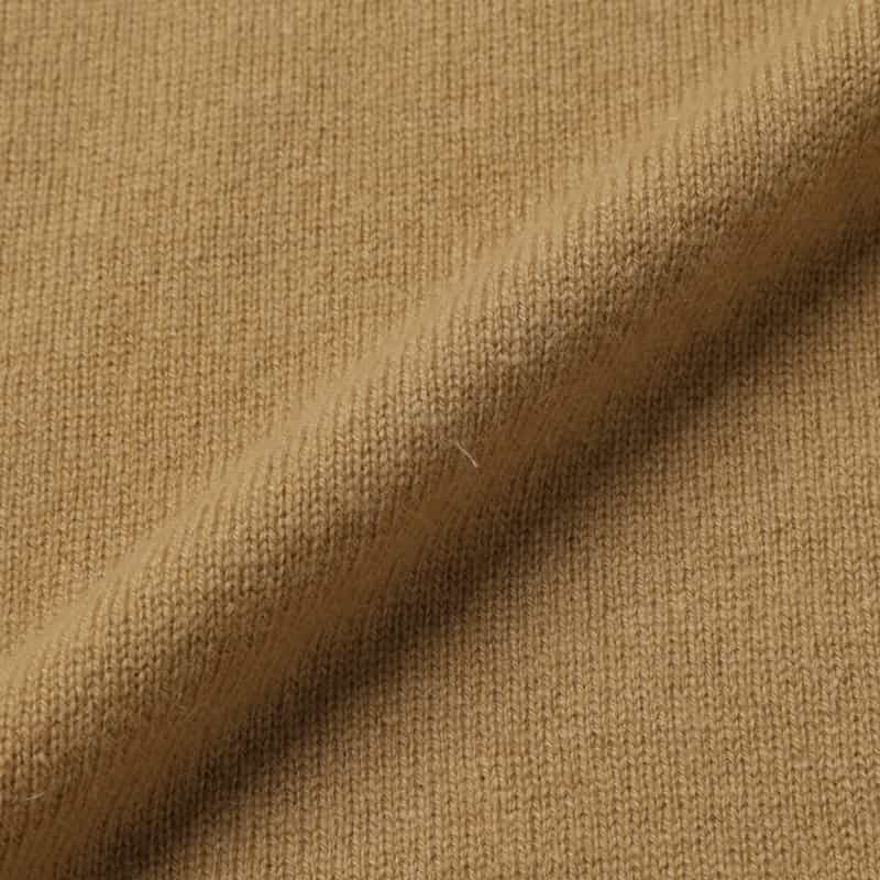 BARNEYS NEW YORK カシミヤ100％タートルネックニットプルオーバー CAMEL