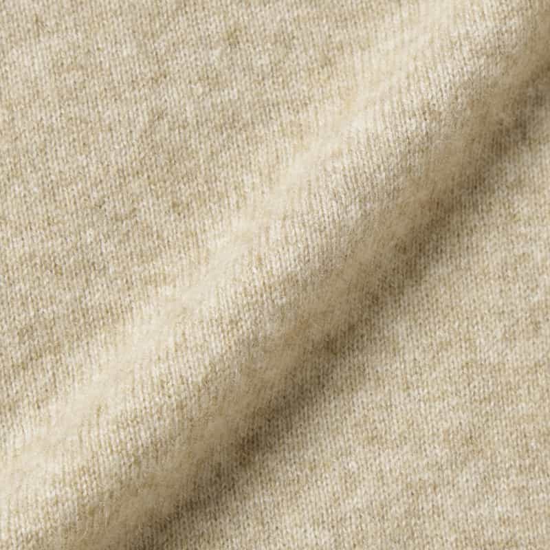 BARNEYS NEW YORK カシミヤ100％フーデッドニットプルオーバー BEIGE