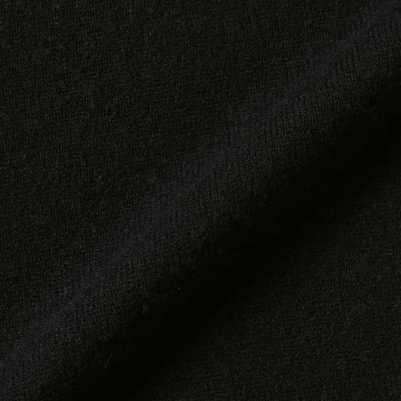 BARNEYS NEW YORK カシミヤ100％フーデッドニットプルオーバー BLACK