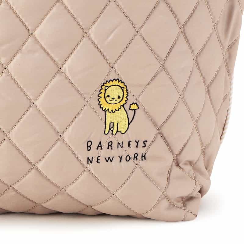 BARNEYS NEW YORK ライオンキルティングマザートートバッグ BEIGE