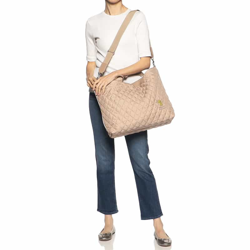 BARNEYS NEW YORK ライオンキルティングマザートートバッグ BEIGE