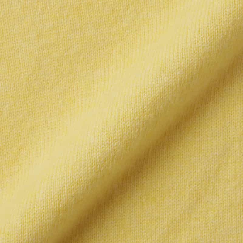 BARNEYS NEW YORK カシミヤ素材 タートルネックニットプルオーバー YELLOW