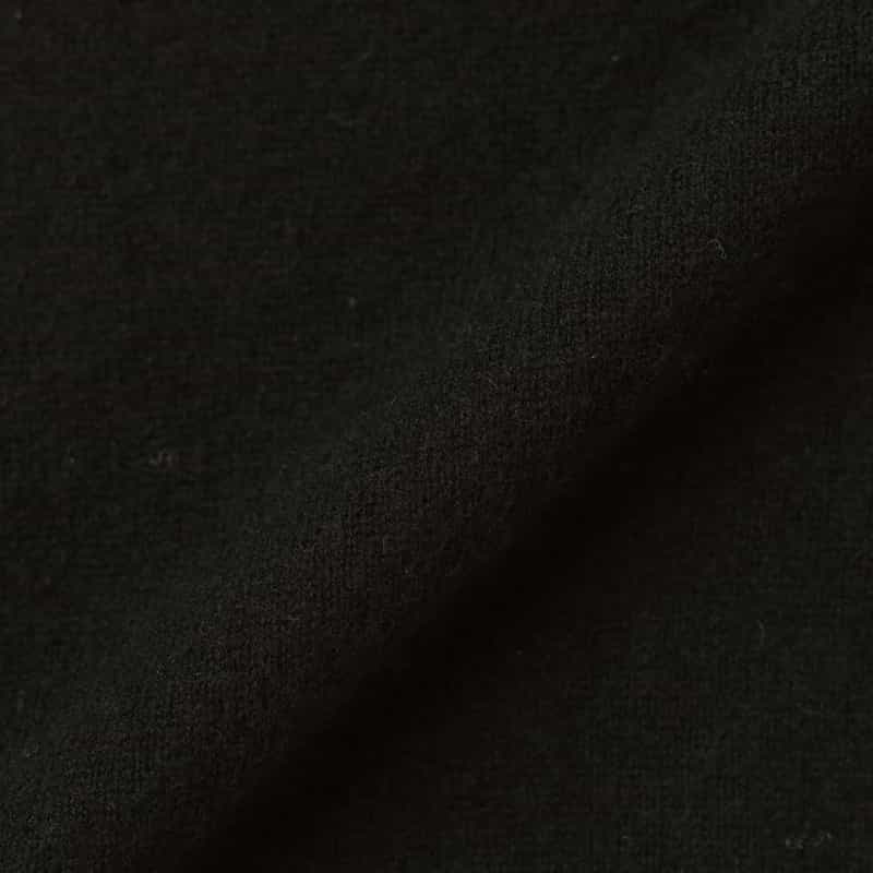 BARNEYS NEW YORK カシミヤ素材 クルーネックニットプルオーバー BLACK