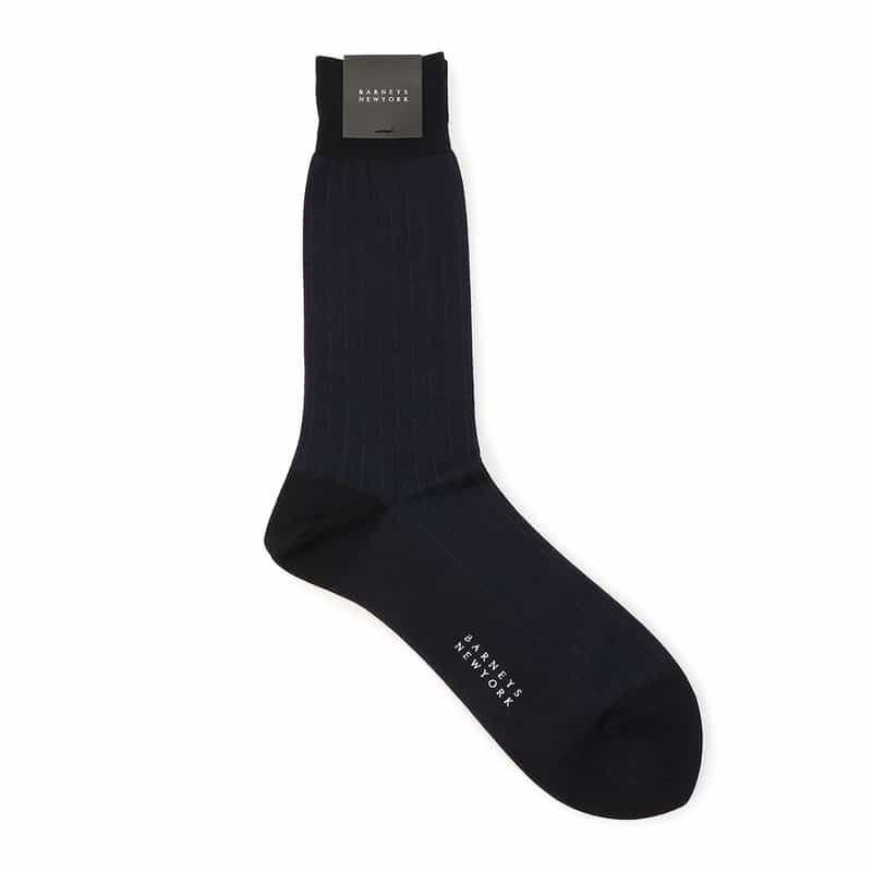 BARNEYS NEW YORK ソックス NAVY